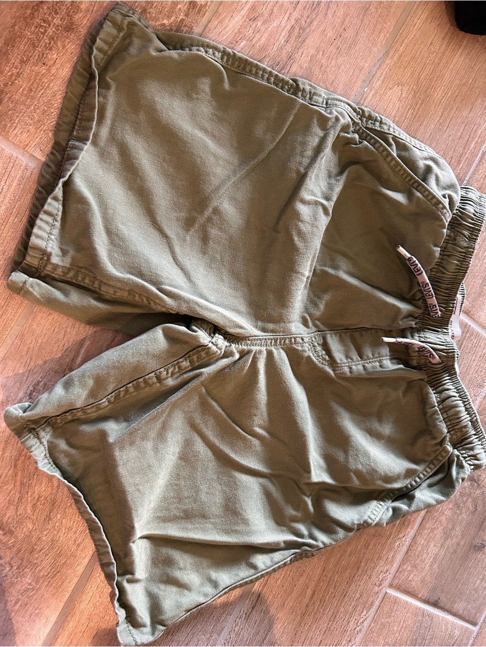 Levi's Olive Green Drawstring Kids Shorts